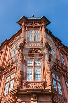 Corner of the historic palace in Mainz