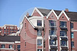 A corner of modern business residential area.