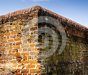Corner of Old Colonial Wall photo
