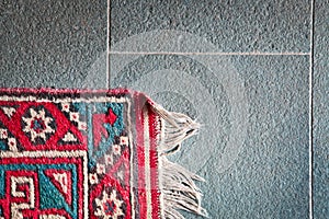 Corner of rug photo