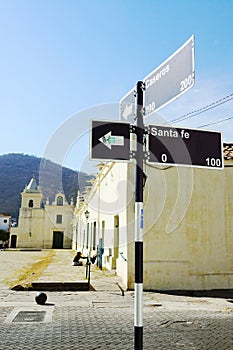 Corner of San Bernardo Convent in Salta, Argentina photo