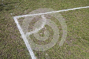 Corner of a Soccer Pitch