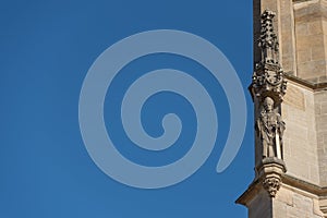 Corner of St.Barbara Church in Kutna Hora