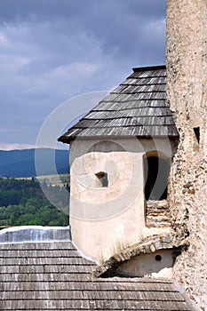 Corner tower of Niedzica Castle, Poland