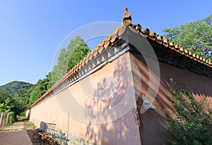 The corner wall of Ming Dynasty Mausoleum, adobe rgb