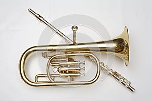 Cornet end flutes