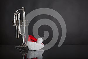 Cornet with Santa hat