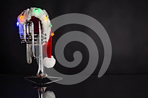 Cornet with Santa hat