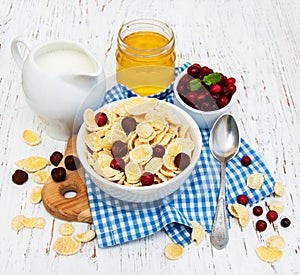 Cornflakes with milk