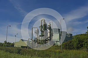 Cornia 2 plant â Mixed geothermal plant, biomass, Castelnuovo Val di Cecina, Tuscany Italy