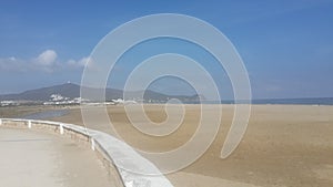 Cornice martil ,martil beach ,morocco.