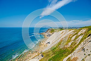 Corniche d`Urrugne, Atlantic Ocean, Basque Country, France