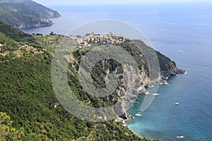 Corniglia in the Cinque Terre National Park