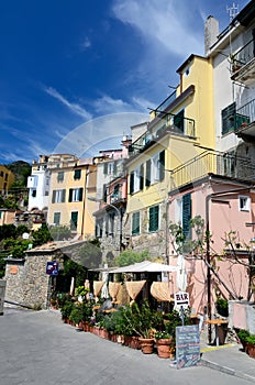 Corniglia village in Cinque Terre, Liguria, Italy photo