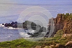 Cornish Coast Lands End UK