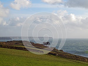 Cornish Coastline Near Porthleven photo