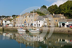 Cornish harbour scene in summer Padstow North Cornwall England UK