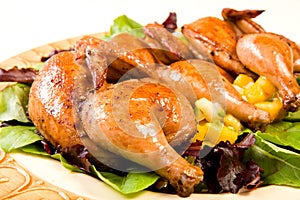 Cornish Hen Serving Platter