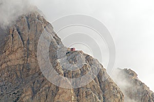 Corno Grande, Gran Sasso, Bivacco Bafile, L'Aquila, Italy