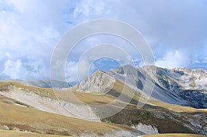 Corno Grande, Gran Sasso, high trail, L'Aquila, Italy