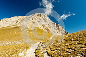 Corno Grande peak in The Gran Sasso National Park, Italy photo
