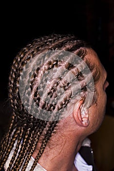 Cornrow braids