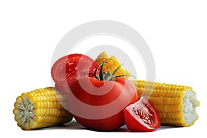 Corns and tomato