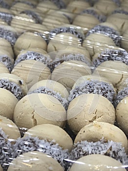 cornstarch alfajores for sale at the bakery