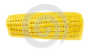 Cornstick corn on the cob isolated