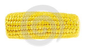 Cornstick corn on the cob isolated