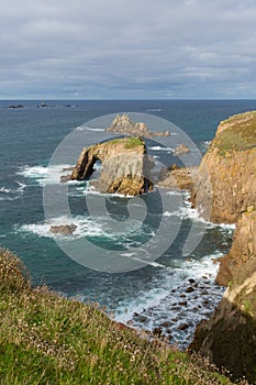 Cornwall coast Lands End England UK