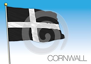 Cornwall flag, United Kingdom