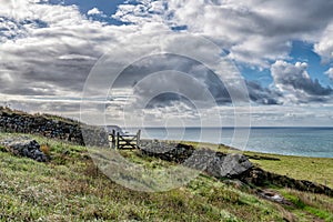 Cornwall lizard peninsular and cornish coastal footpath