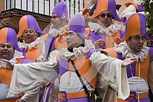 Coro in Cadiz Carnival, Spain