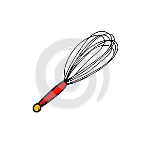 Corolla kitchen tool doodle icon