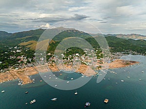 Coron Town Proper in Palawan, Philippines.