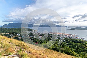 Coron town view from Mt.Tapyas, Palawan