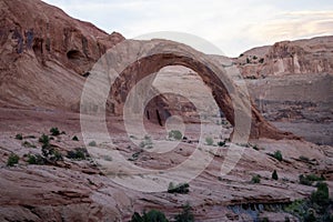 Corona natural sandstone arch in Moab, Utah, US
