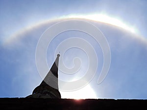 Corona, ring around the sun