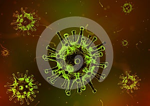 Corona Virus background image for design layout