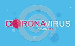 Corona Virus background poster