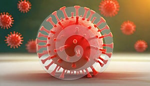 Corona Virus computer generated illustration