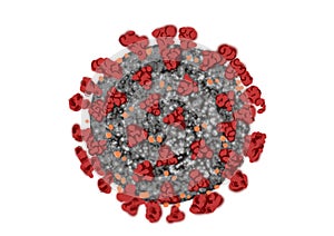 Corona Virus computer generated illustration photo