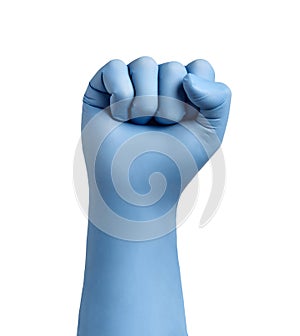 corona virus coronavirus epidemic glove protective protection virus medical health fist power strength hand