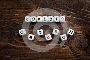 Corona virus Covid-19 vaccine text background