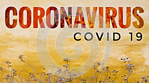 Corona Virus Covid-19 Outbreak Alert Header photo