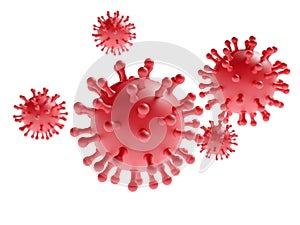 Corona virus covid19 3d illustration