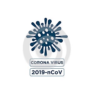 Corona Virus design Symbol logo illustration vector