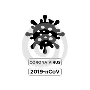 Corona Virus design Symbol logo illustration vector