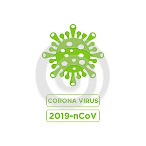 Corona Virus design Symbol logo illustration vector